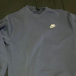 Nike Men's Navy Crewneck Sweater